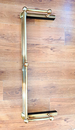 Traditional brass fireplace - brass,