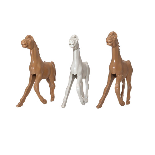 Plastic horse figures set 3 - horse,