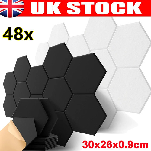 48x acoustic wall panel tiles - panel,