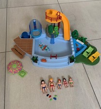 Playmobil water park set with instructions