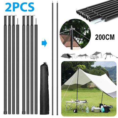 Adjustable tent poles - 2x,