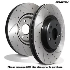 FRONT DRILLED GROOVED 345MM