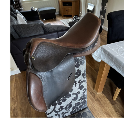 Gfs brown leather - brown, jumping