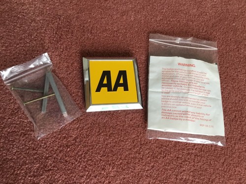 Vintage car badge unused - vintage,