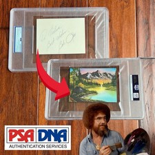 BOB ROSS * PSA * Autograph