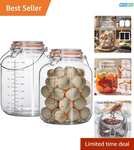 Pack gallon glass jar - 2, with