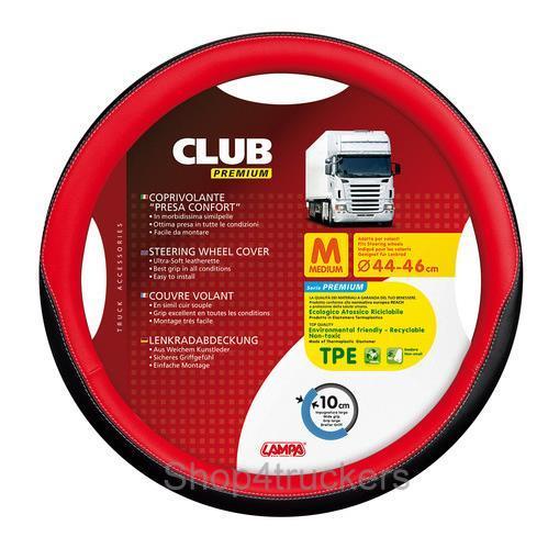 Steering wheel cover - , black