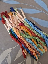 Vintage Pearsall's Filoselle Silk Thread for Hand Embroidery, Silk Floss