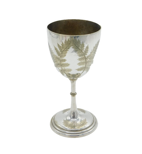 Victorian silver plated floral - plated,