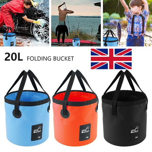20l folding water bucket - water,