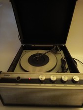 Vintage ITT KB 4 Speed Record Player / Turntable with Built In Speakers
