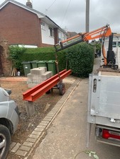 RSJ STEEL BEAMS CUT TO SIZE **COMPETITIVE PRICES** **FAST DELIVERY With Crane**