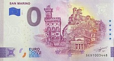 0 EURO Note San Marino Italy