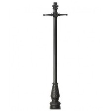 Cast Iron Black 2.4m Victorian Garden Lamp Post Column - Ex-Display Post