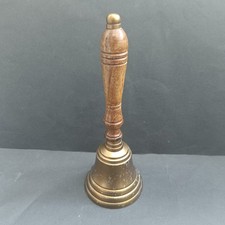 Vintage Hand Bell Coated Metal