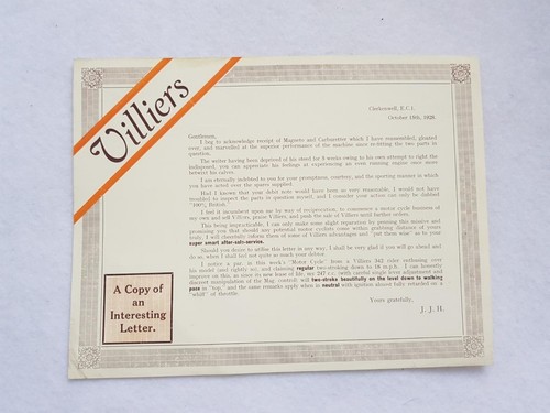 Villiers copy an - a, of