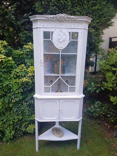 Vintage painted french corner - vintage,