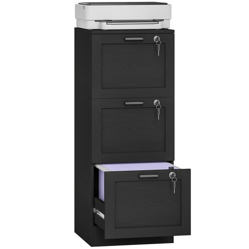 Homcom drawer file - 3-drawer,