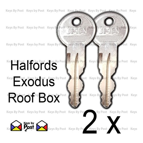 Halfords exodus roof box - 2x,
