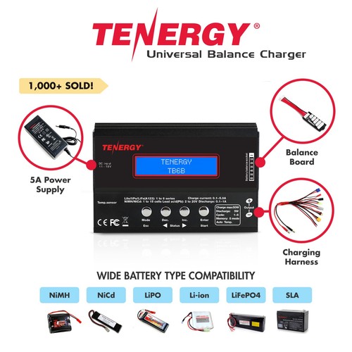Tenergy tb6b balance charger - tb6b,
