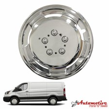 15" inch Chrome Deep Dish Van Wheel Trim Hub For Mercedes Vans Caps Polished 