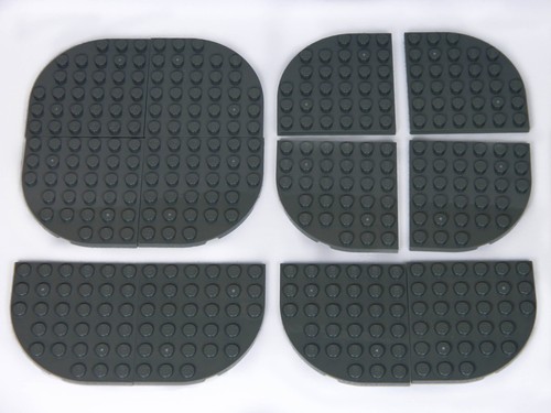 Lego large plates - 😀, round