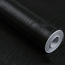 3m Black Wood Effect Vinyl Wrap Self Adhesive Countertop Worktop Covering Film
