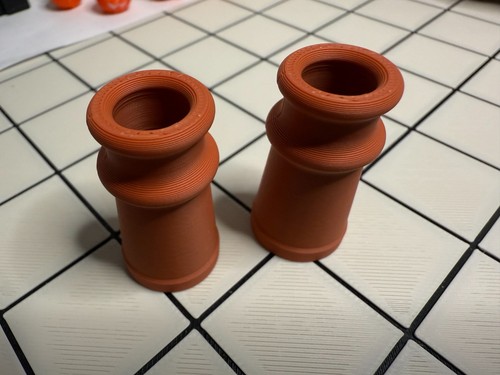 Pair dolls house chimney - of,