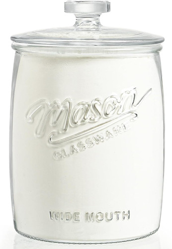 Gallon glass cookie jar - cookie,