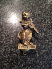 Brass Door Knocker Cat And