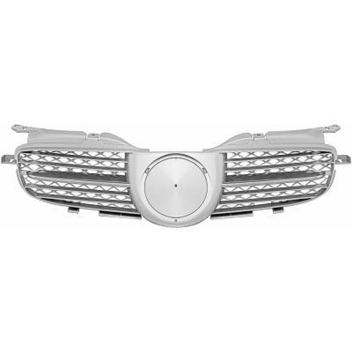 Radiator grille chrome silver - grille,