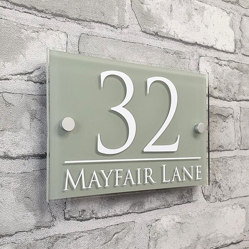 Traditional house number - traditional,