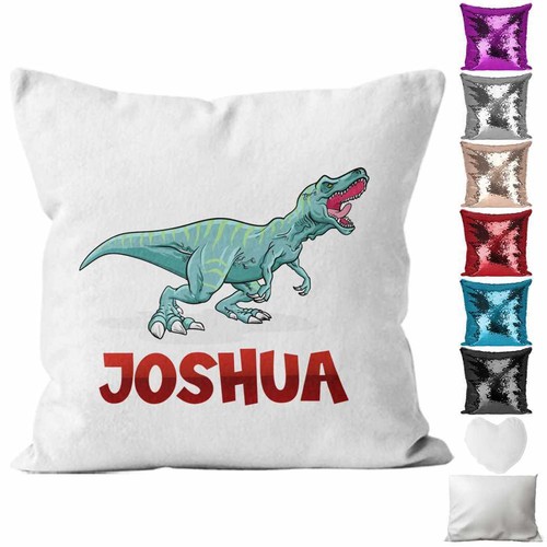 Personalised cushion dinosaur - personalised,