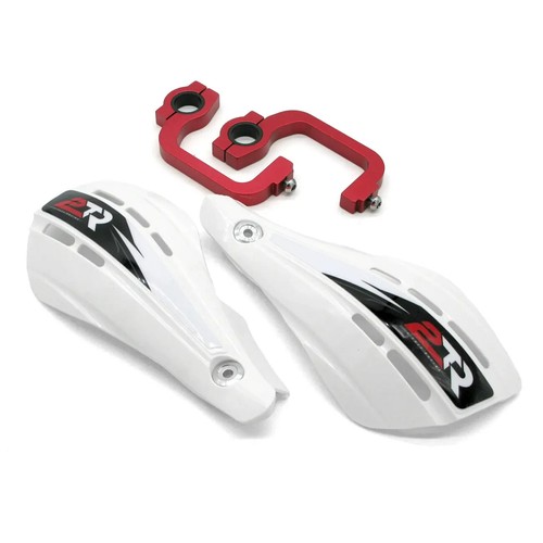 Atv hand guard white - hand,