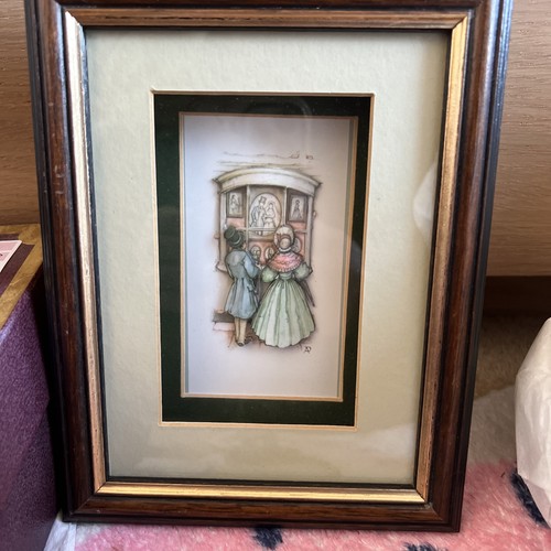 Vintage framed anton pieck - anton,