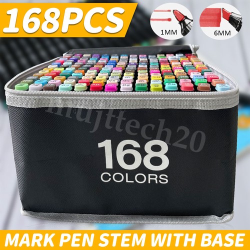 168pc colouring pens - 168pc,