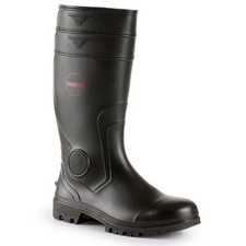 Trucker Black Safety PVC