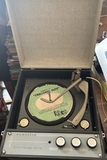 Vintage Dansette Challenge Elite Record Player With Monarch Deck PLEASE READ