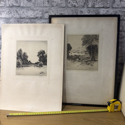 Antique signed landscape - signed,