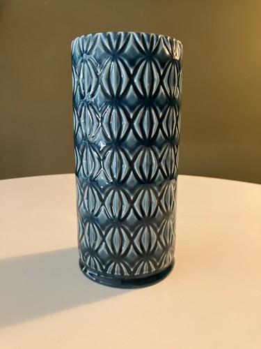Sadler pottery blue vase mid - sadler,