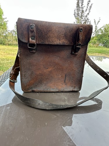 Vintage brown leather - vintage, ww2
