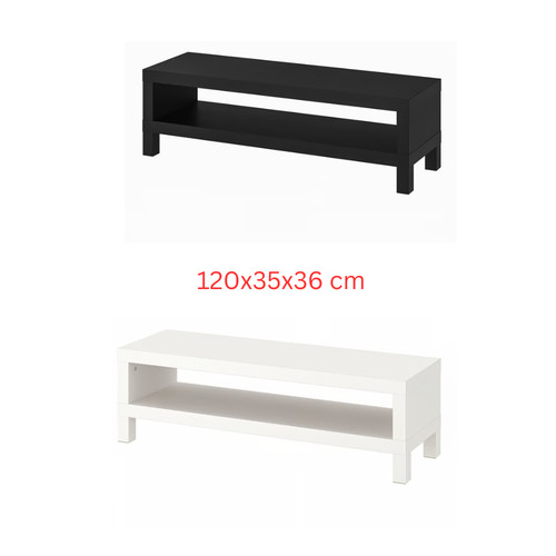 Ikea lack bench black - ikea, tv
