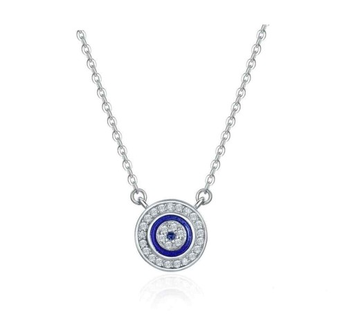 925 sterling silver - blue, evil