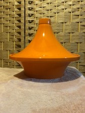 Bosh ceramic Pottery tagine one pot moroccan casserole dish Orange ovenware