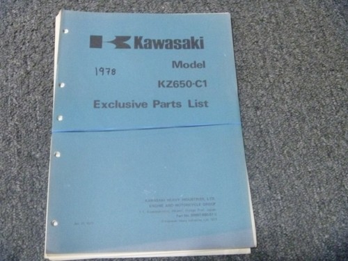 1978 kawasaki kz650 - kawasaki, kz650-c1