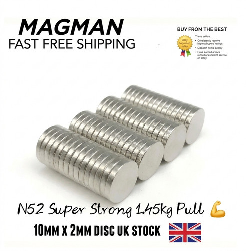 N52 neodymium disc - neodymium,