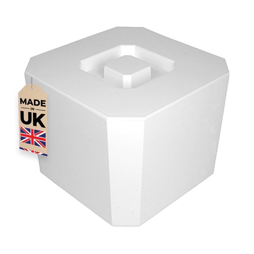 Octagonal ice bucket white - ice,