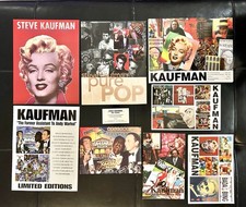 Steve Kaufman ART Collection Of Promotional Media Brochures And More
