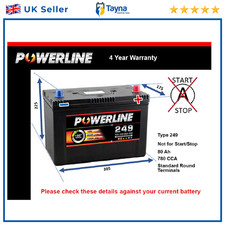 Battery fits NISSAN NAVARA