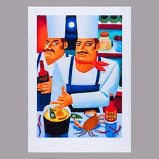 Graham Knuttel LTD Edition Print of 50 pieces Irish Artist Chef